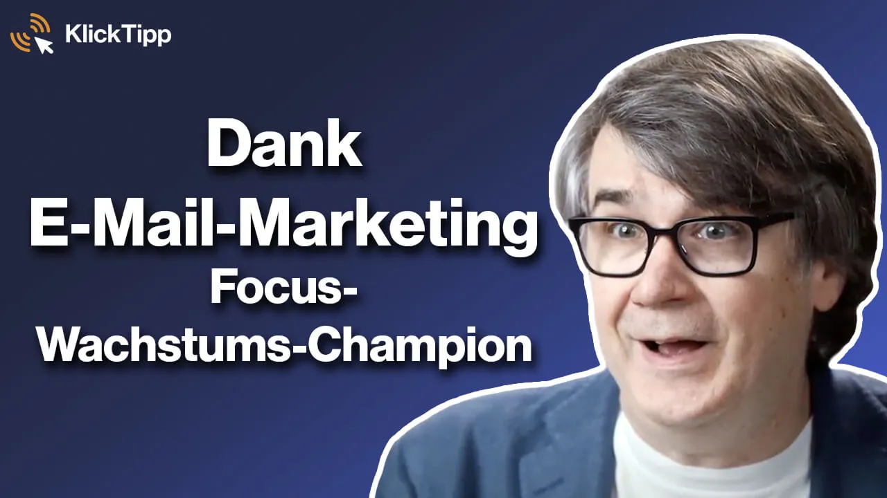 Video-Vorschau: Hermann Scherer über seine Erfahrungen mit KlickTipp